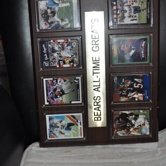 Bears All-Time Greats Plaque Collectibles 12'' x 15'' football cards - Picture 3 of 6